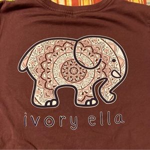 Ivory Ella Organic Cotton Long Sleeved Tee